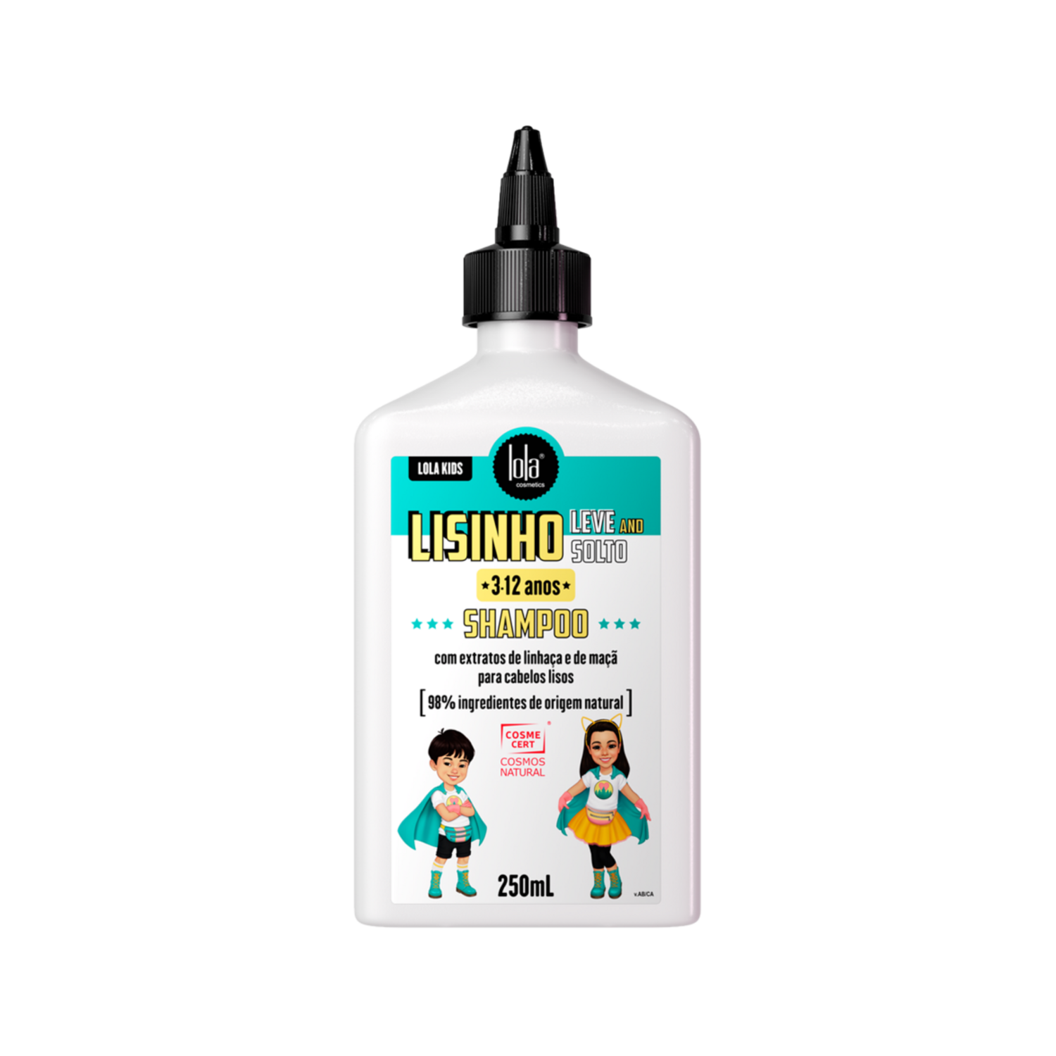 Lola Kids Lisinho Leve And Solto Champú para niños 250ml