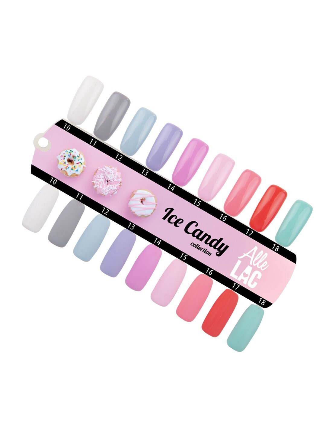 Alle Lac Esmalte Semipermanente Colección Ice Candy 9 Tonos