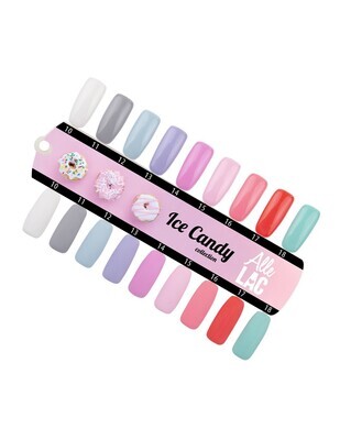 Alle Lac Esmalte Semipermanente Colección Ice Candy 9 Tonos