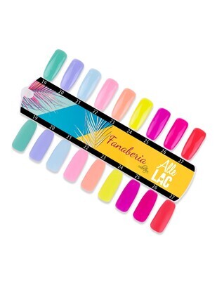 Alle Lac Esmalte Semipermanente Colección Fanaberia 9 Tonos