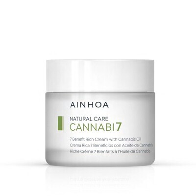 Ainhoa Cannabi7 Crema Rica 7 Beneficios con Aceite de Cannabis 50ml