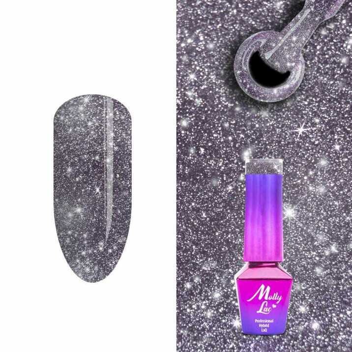 Molly Lac Esmalte semipermanente Flashing Lights 5ml 568 Instant Crush