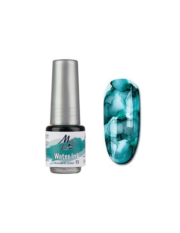 Molly Lac Water Ink 15 - Tinta al Agua Para Decoración de Uñas 5ml