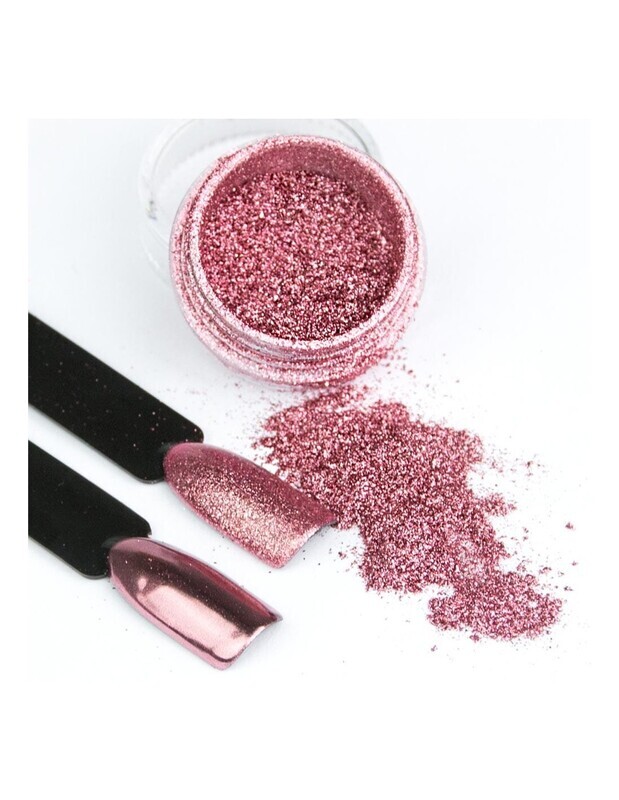 Molly Lac Glass Mirror Polvos Espejo Para Uñas #00 Rose Gold 3ml