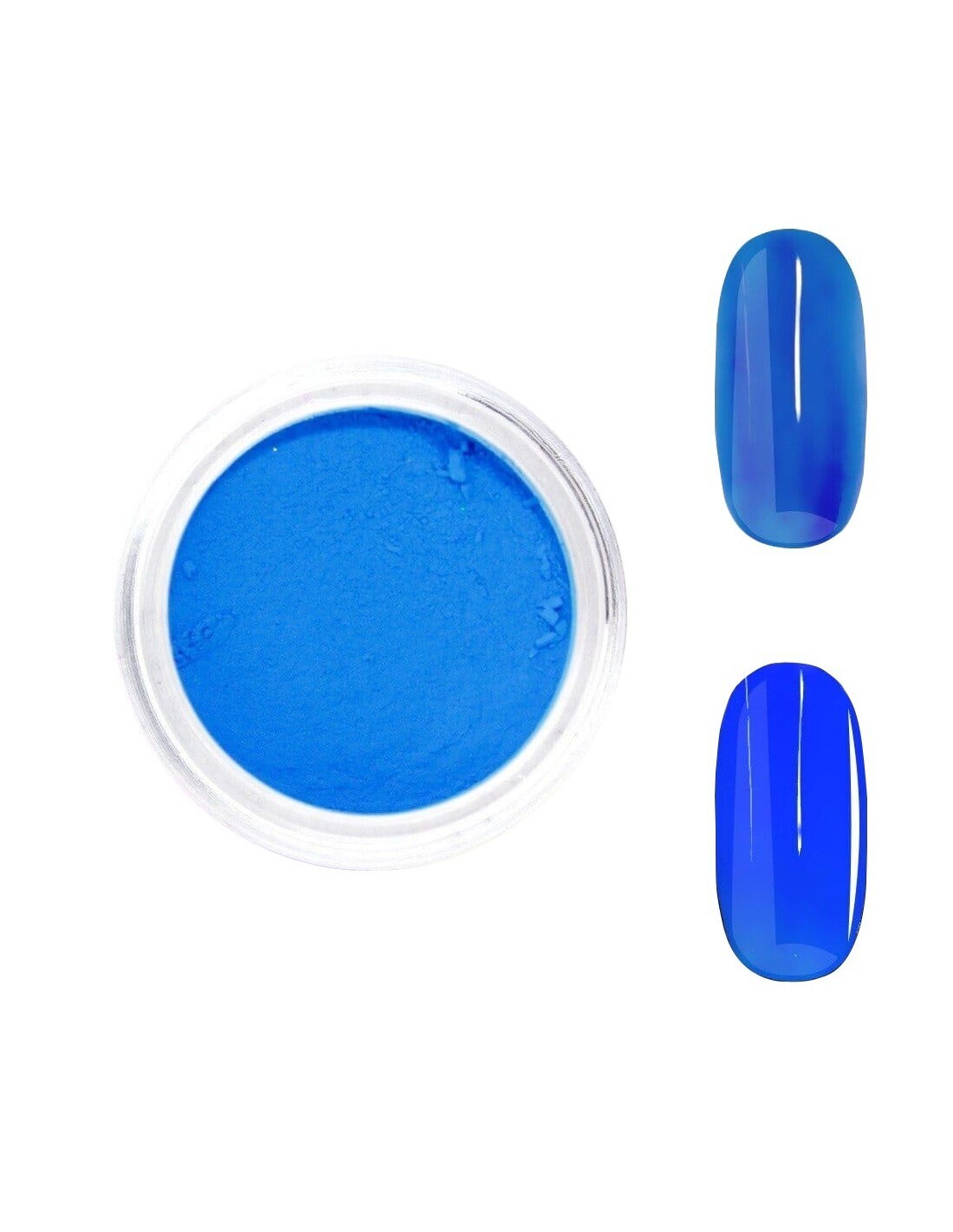 Molly Lac Polvos Efecto Neón UV #12 Azul 3ml