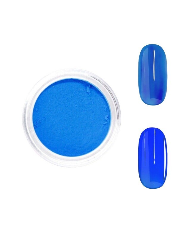 Molly Lac Polvos Efecto Neón UV #12 Azul 3ml
