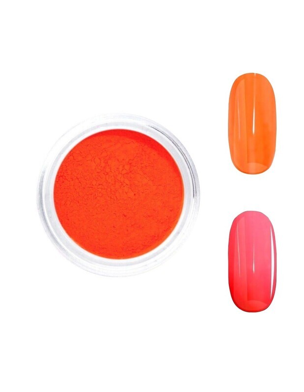 Molly Lac Polvos Efecto Neón UV #6 Naranja 3ml