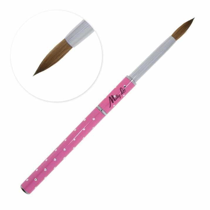Molly Lac Pincel para Uñas Acrílicas Kolinsky PLUS nº 8