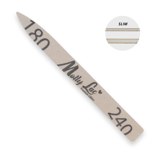 Molly Lac Lima de uñas Una Punta granulado 180/240 Slim