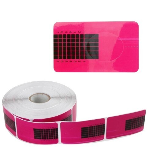 Moldes Para Uñas Universales 500 uds Color Rosa