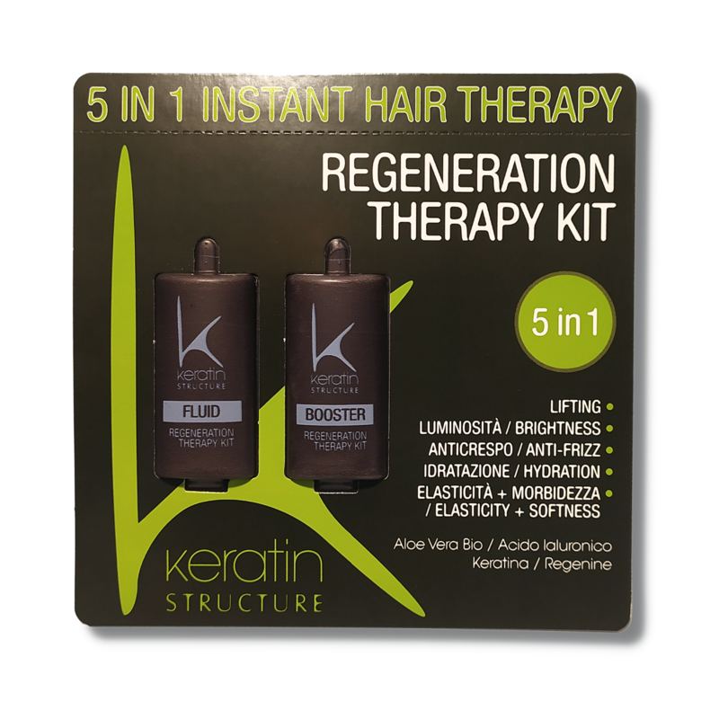 Keratin Structure 5 IN 1 Instant Hair Therapy Tratamiento Regenerador 2x10ml