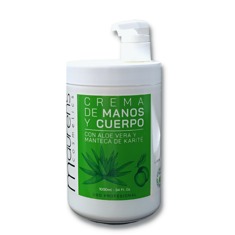 Maurens Crema De Manos y Cuerpo Aloe Vera y Manteca de karité 1kg