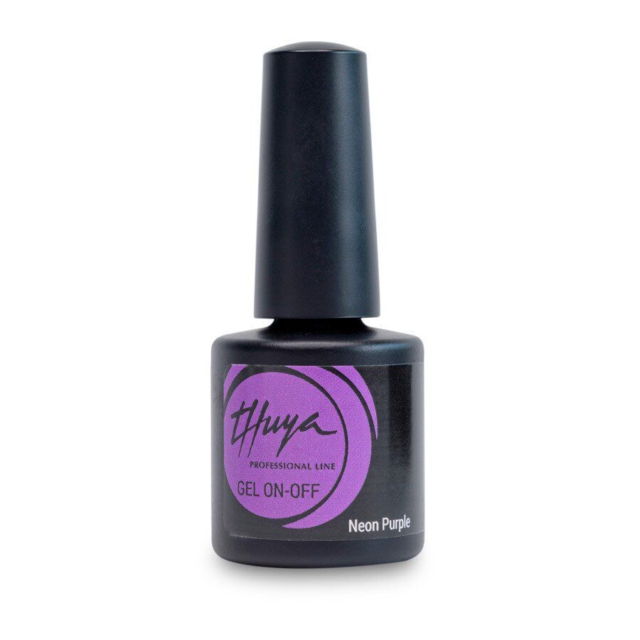 Thuya Esmalte Permanente Gel On-Off  Neón Purple 7ml