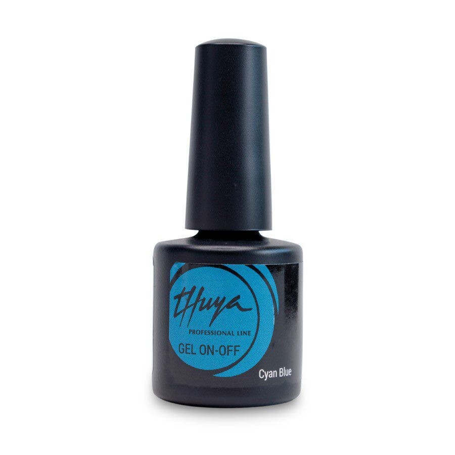 Thuya Esmalte Permanente Gel On-Off  Cyan Blue 7ml