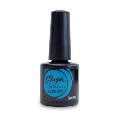Thuya Esmalte Permanente Gel On-Off  Cyan Blue 7ml