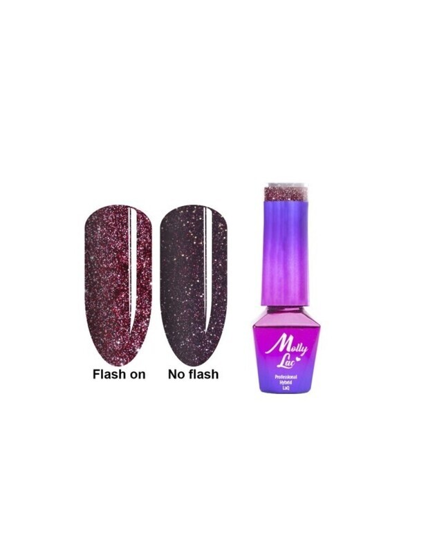 Molly Lac Esmalte semipermanente Flashing Lights 613  First Love 5ml