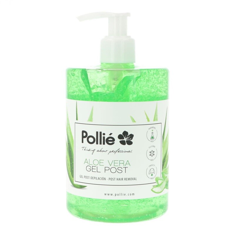 Pollie Gel Post Depilación Aloe Vera 500ml