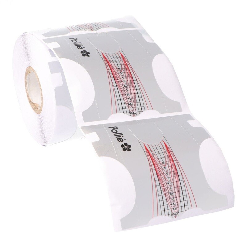 Pollie Rollo Moldes Manicura Universales Para Esculpir Uñas 200pcs