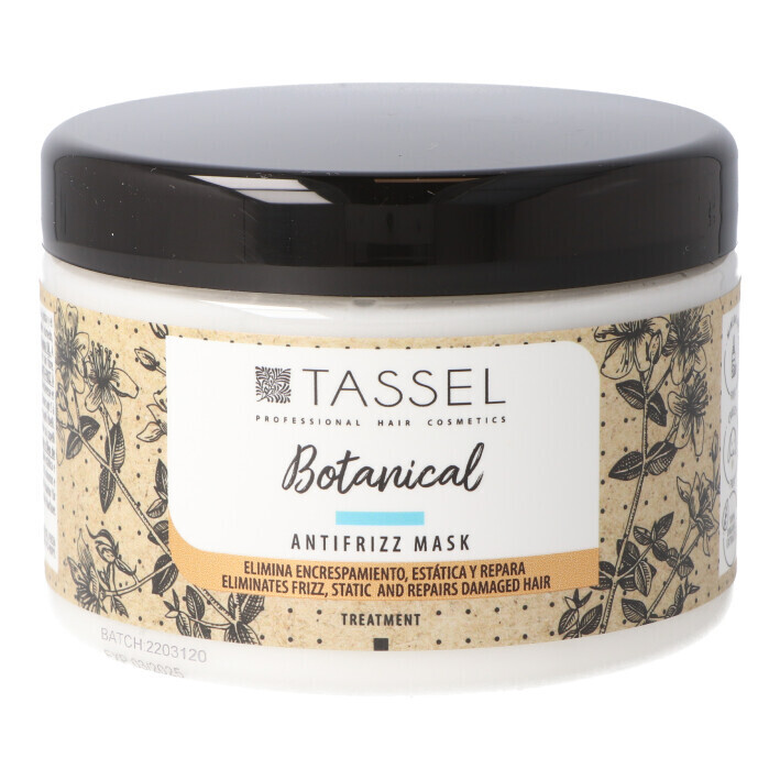 Tassel Botanical Mascarilla Orgánica Antifrizz Con Aceite de Jojoba y Aguacate 300ML