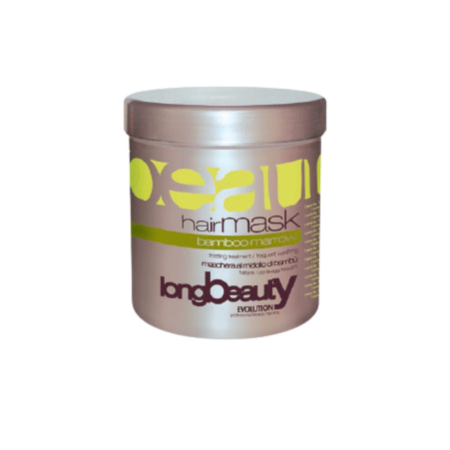 Longbeauty Mascarilla Capilar De Bambú Para Uso Frecuente 1000ml