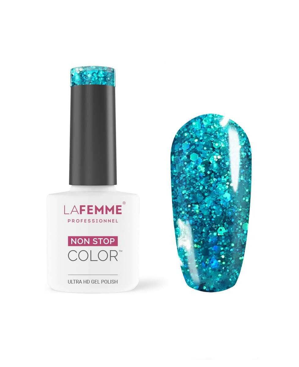 La Femme Esmalte Semipermanente Non-Stop Color Gel UV/LED  8g H303 Colección Tropical Addicted