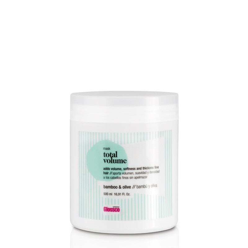 Glossco Total Volume Mascarilla Para Cabello Fino con Bambú 500ml