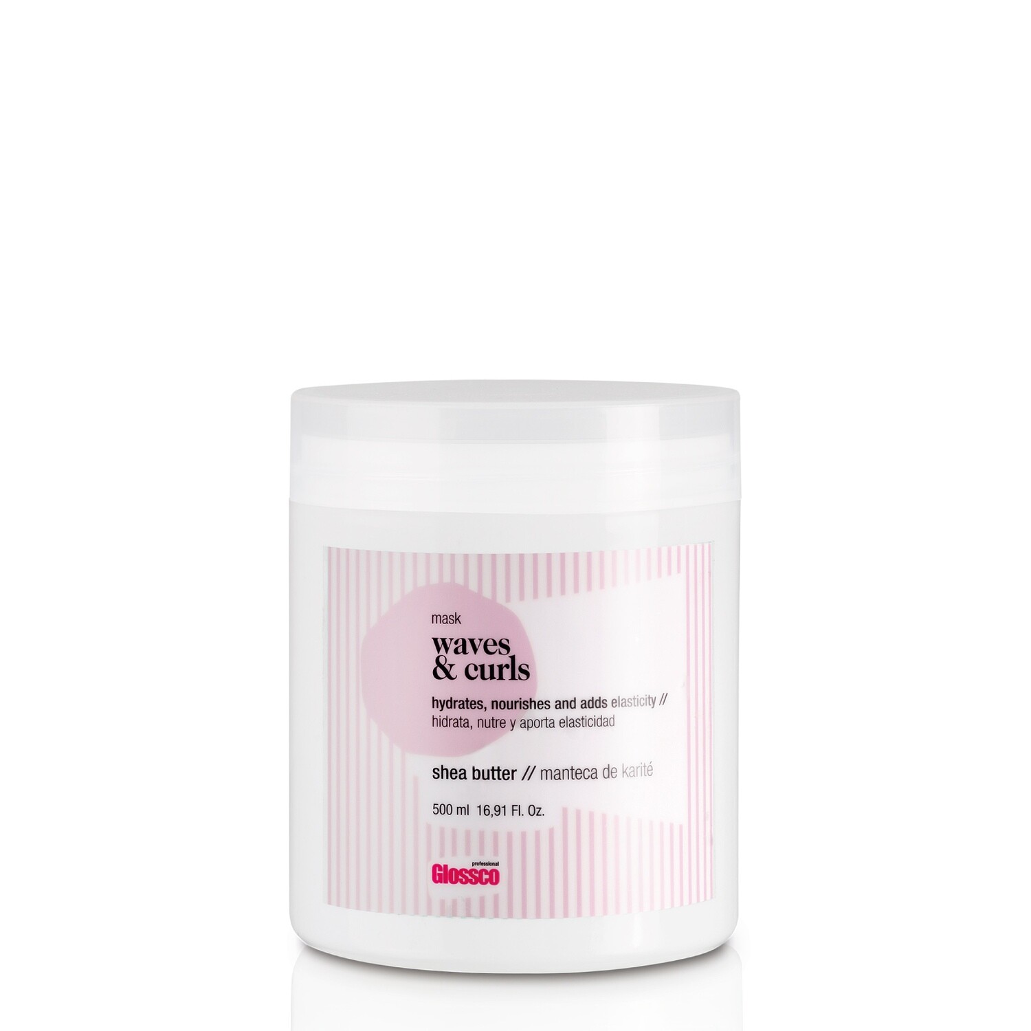 Glossco Waves&Curls Mascarilla Para Pelo Rizado y Ondulado Con Karité 500ml
