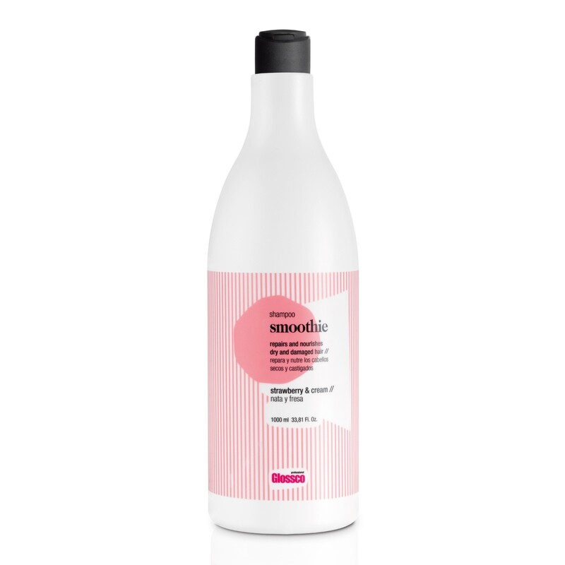 Glossco Smoothie Champú Nutritivo y Suavizante Con Nata y Fresa 1000ml