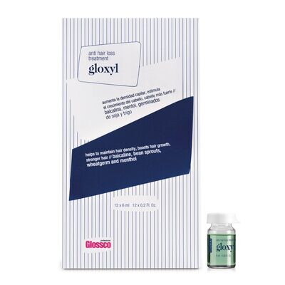Glossco Gloxyl Tratamiento Anticaída Ampollas 12x6ml