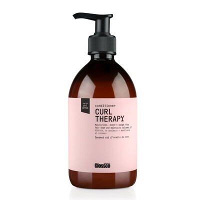 Glossco Curl Therapy Acondicionador  Método Curly Girl Con Aceite De Coco 500ml