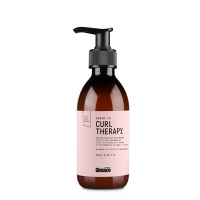 Glossco Curl Therapy Leave-In Método Curly Girl Con Macadamia 250ml