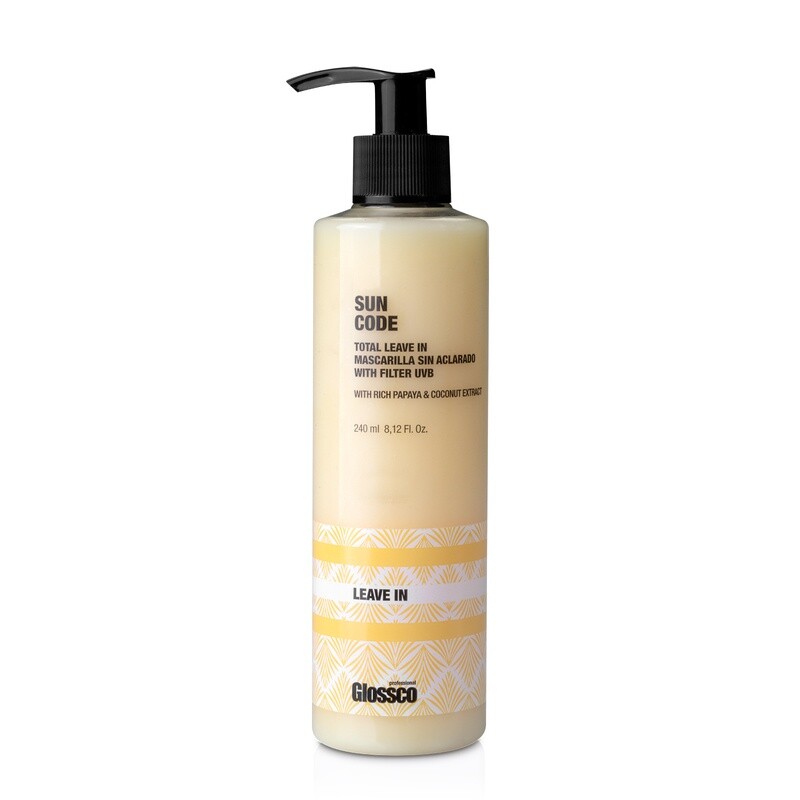 Glossco Sun Code Total Leave-In Acondicionador Protector Solar Sin Aclarado 240ml