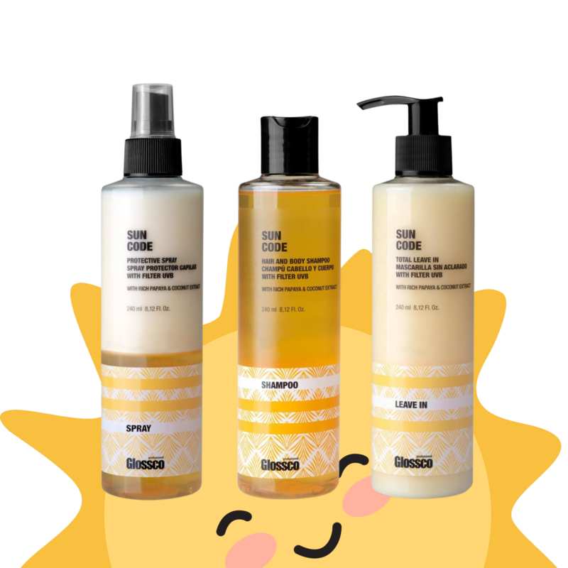Glossco Sun Code Pack Protección Solar Para el Cabello