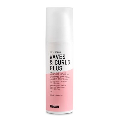 Glossco Waves&Curls Plus Gel Crema Activador de Rizos en Fuerza 4 150ml