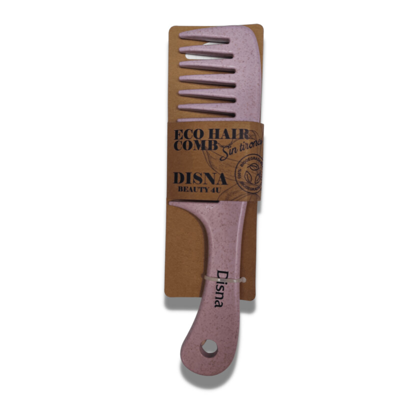 Disna Eco Hair Comb Peine Biodegradable 100% Color Lila