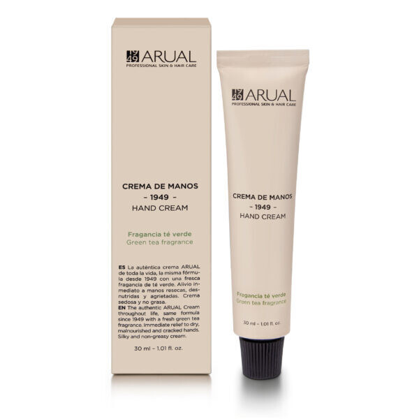 Arual Crema de Manos tubo 30g Fragancia Té Verde