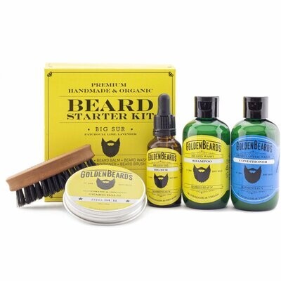 Golden Beards Starter Kit Big Sur - Pack Cuidado Barba