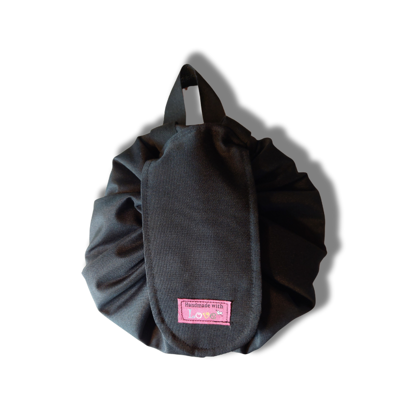 Drawstring Make up Bag Neceser Circular Maquillaje