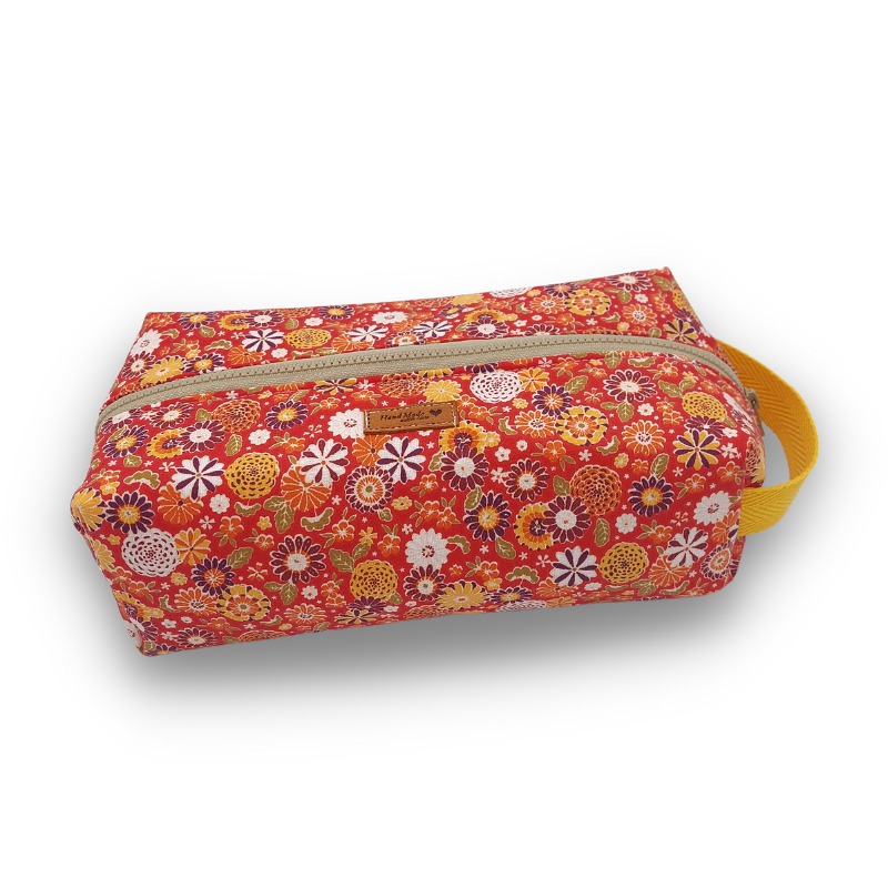 Neceser  Box Hecho a Mano Karynbags Garden Rouge