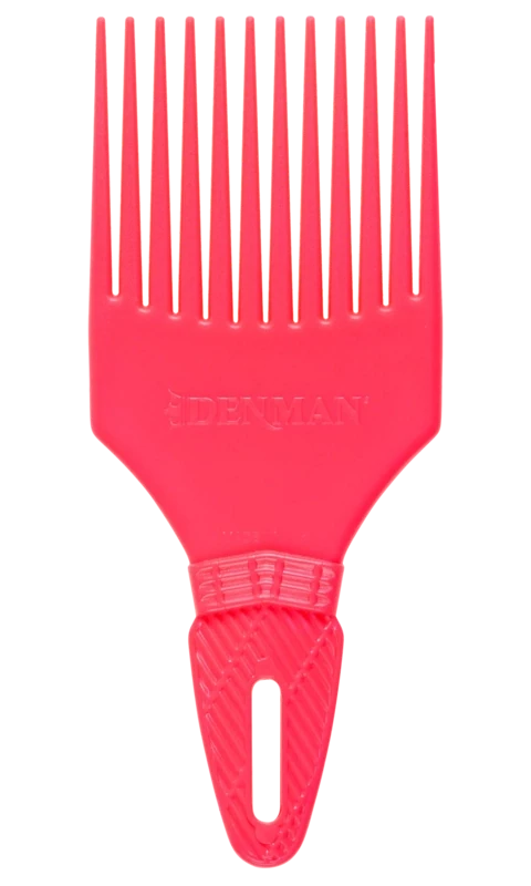 Denman Peine Ahuecador Para Pelo Rizado D17 Color Rosa