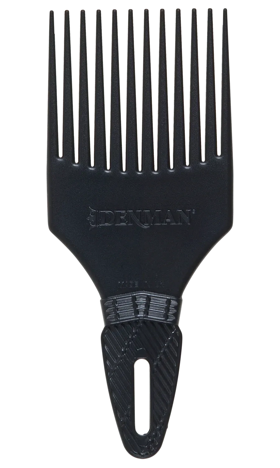 Denman Peine Ahuecador Para Pelo Rizado D17 Color Negro
