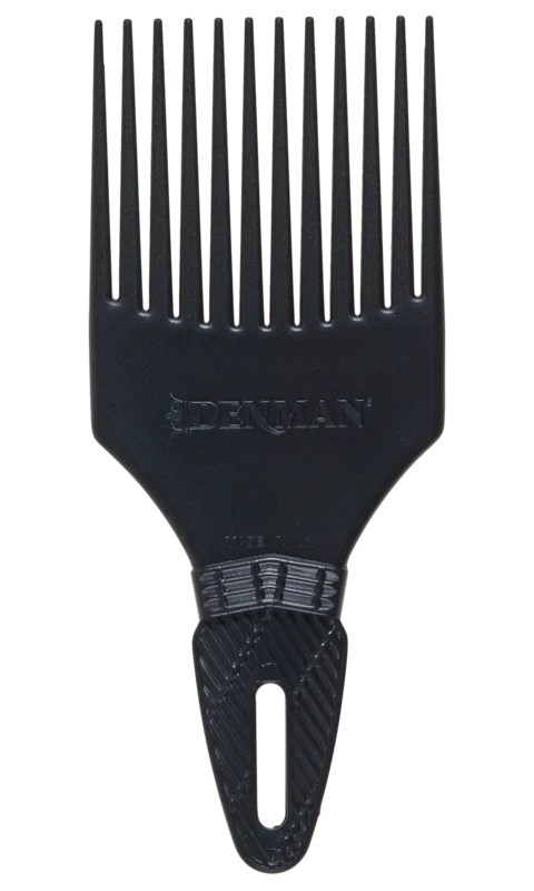Denman Peine Ahuecador Para Pelo Rizado D17 Color Negro