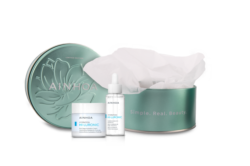 Ainhoa Hi-Luronic Gift Pack Regalo Navidad 2023 Crema Enriquecida + sérum