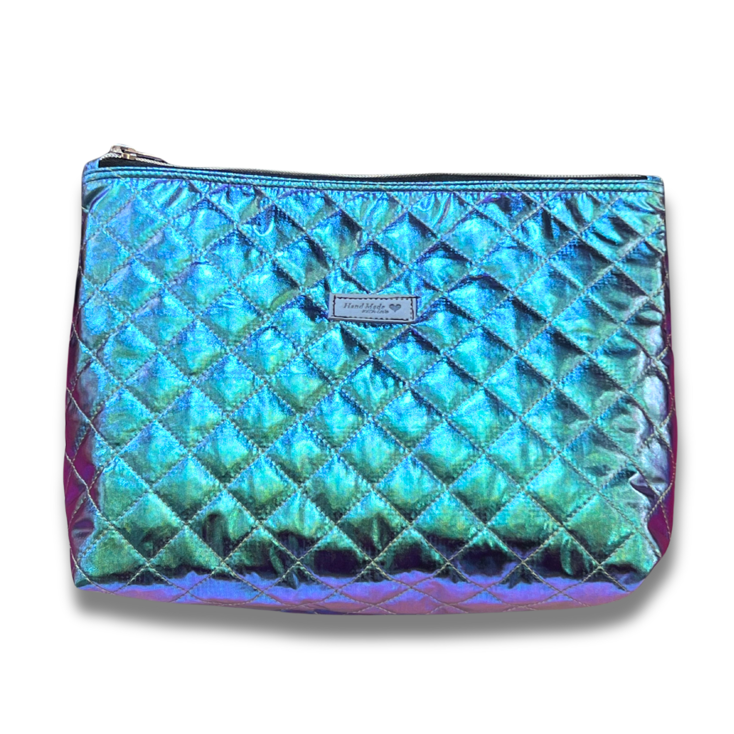Neceser Maquillaje Grande Metalizado Sirena