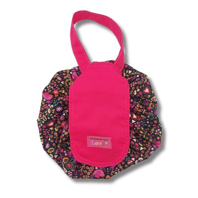 Drawstring Make up Bag Neceser Circular Maquillaje Garden Drawstring Make up Bag Neceser Circular Maquillaje Garden