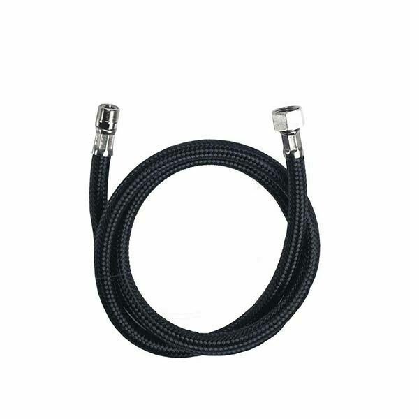 Tubo manguera para grifo de lavacabezas en nylon color negro