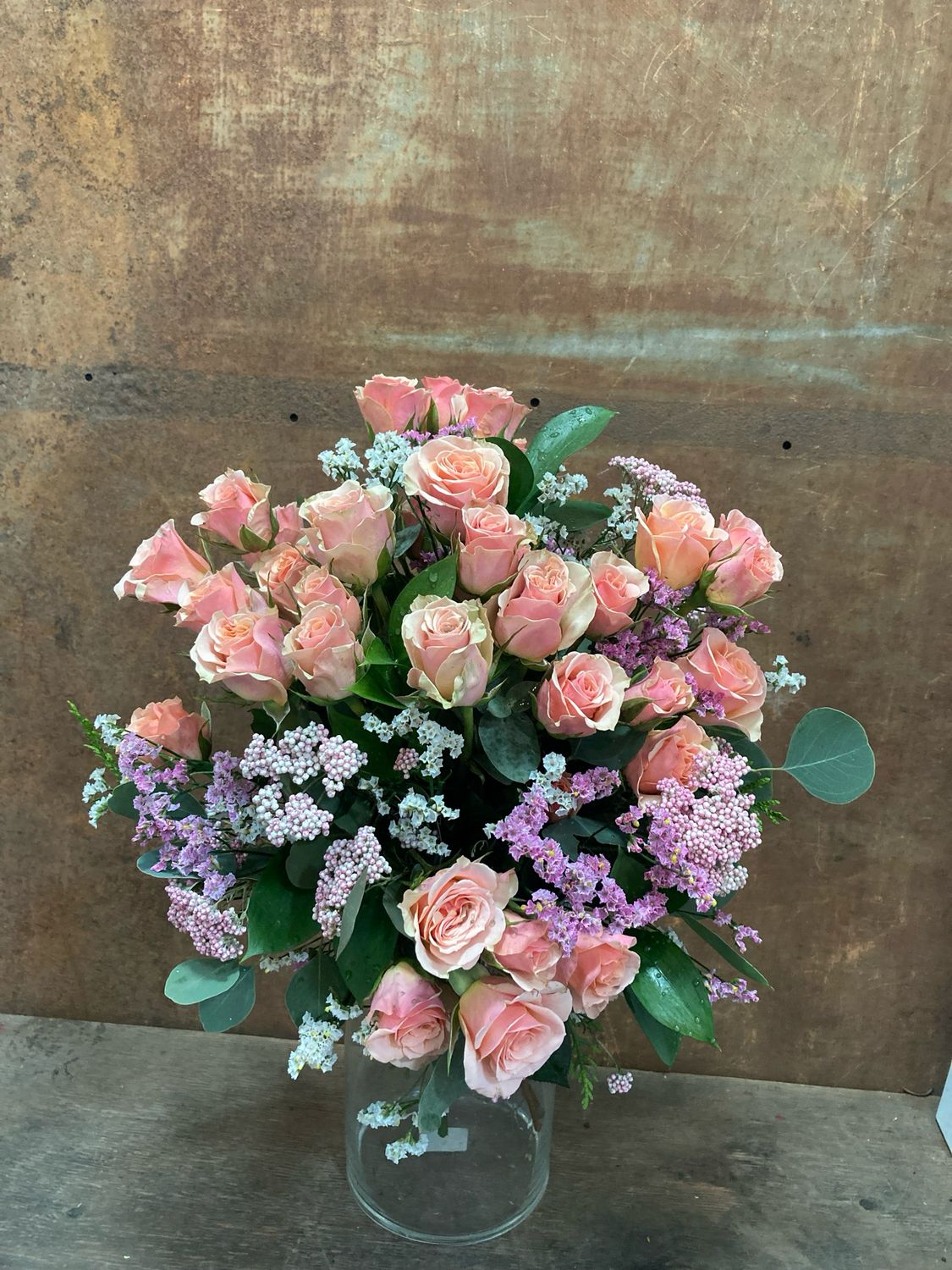 Ram  de flors roses ramificades