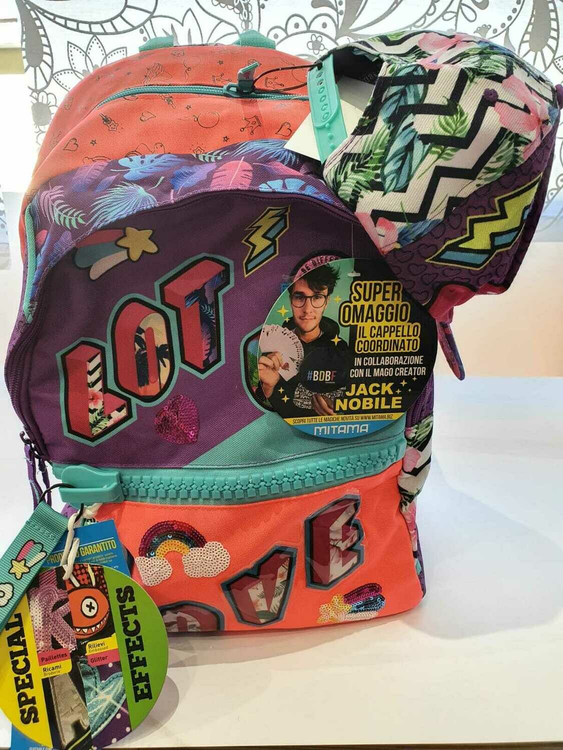 ZAINO ADVANCE MITAMA CON CAPPELLO | Il negozio di Cartarancia