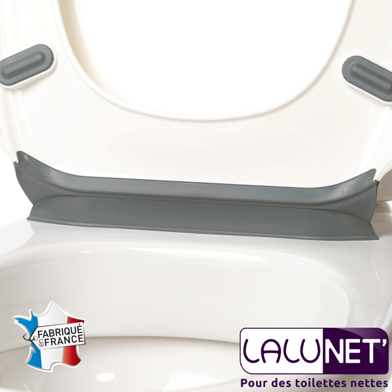 Abattant de toilette gris