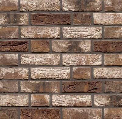 Limed Browns Real Clay Hand Made Brick Slip Corners